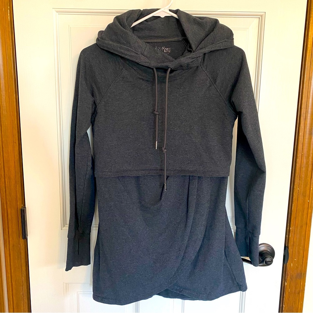 Latched Mama Cowl Neck Nursing Hoodie